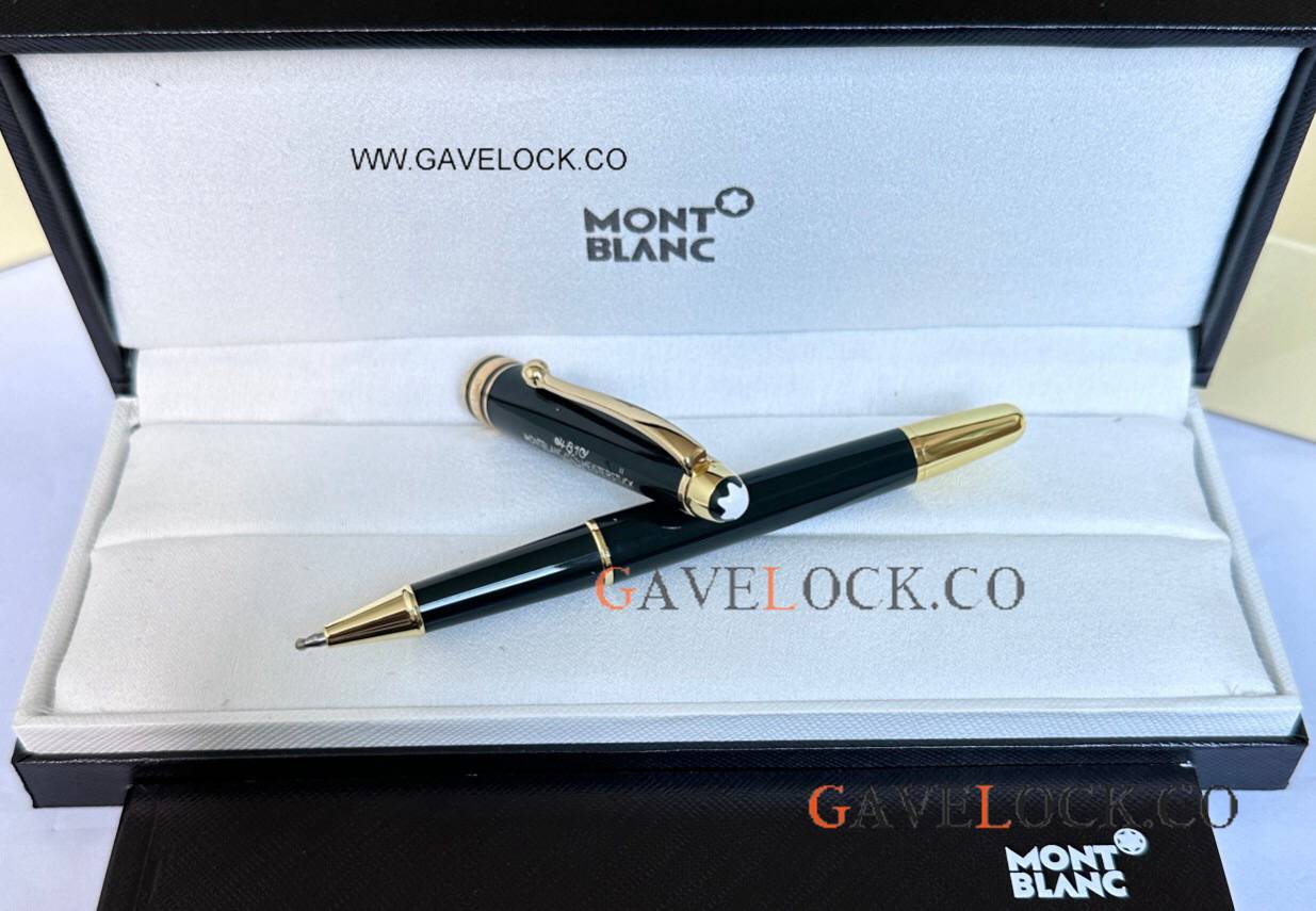 Faux Montblanc NEW Meisterstück 100 Rollerball Dark Green-Gold Clip